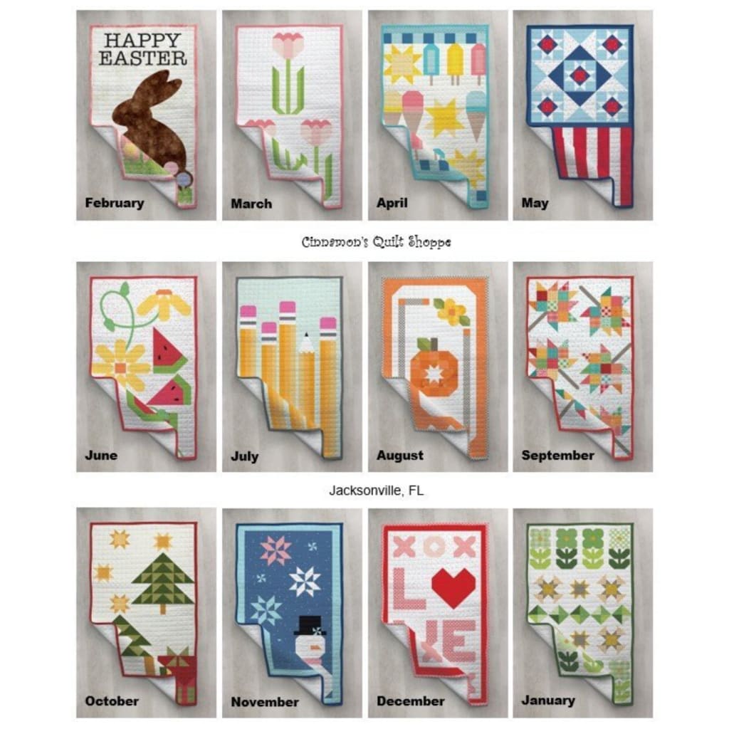 2024 Riley Blake Door Banner of the Month Kit - Art &
