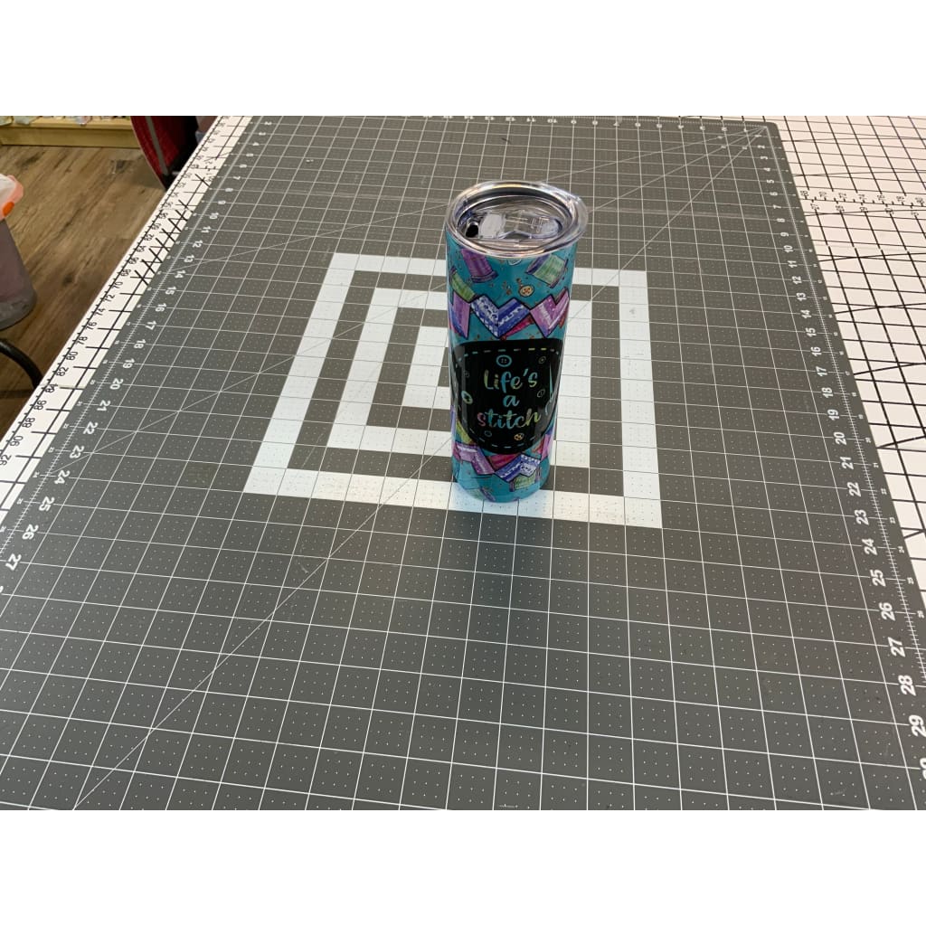 Handmade Tumblers Life’s a stitch Arts & Entertainment