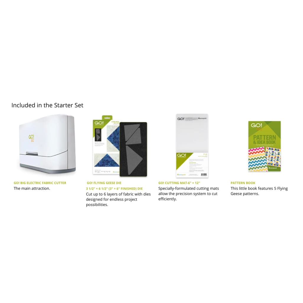 Introducing the GO! Big Electric Fabric Cutter Starter Set