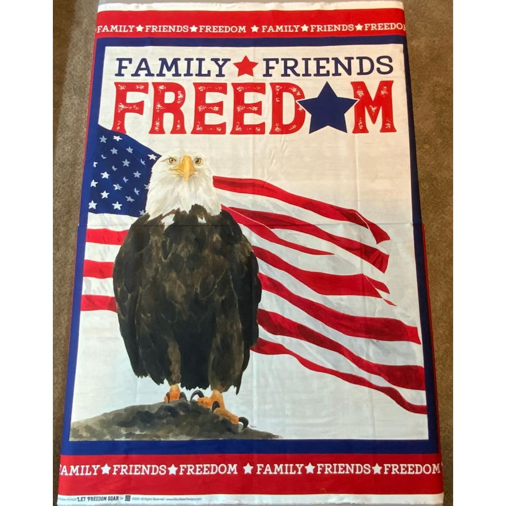 Let Freedom Soar Family Friends & Freedom Panel - Fabric