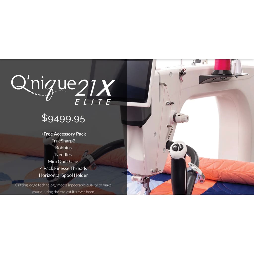Q’nique Sewing Machines - Q’nique 21 X Elite - Sewing