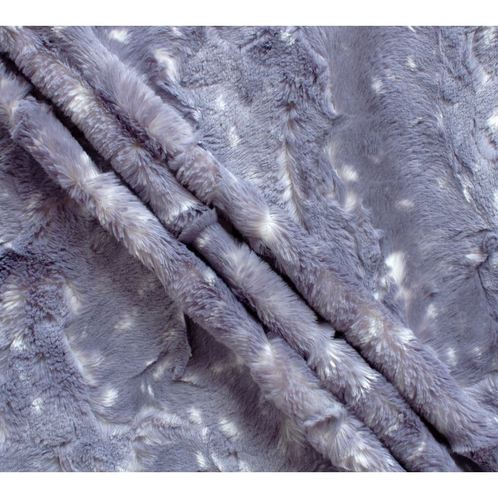 Doe Snuggle by the yard - Charcoal - Fabric