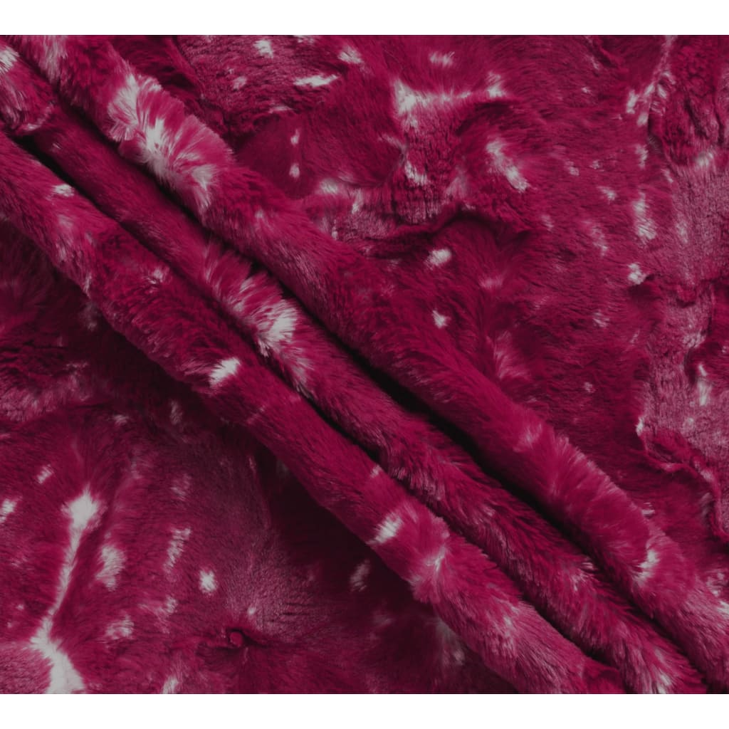 Doe Snuggle by the yard - Merlot - Fabric