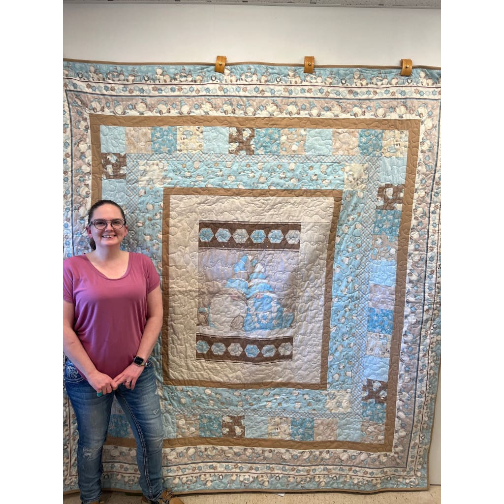 I Love Sn’Gnomies Completed quilt Arts & Crafts