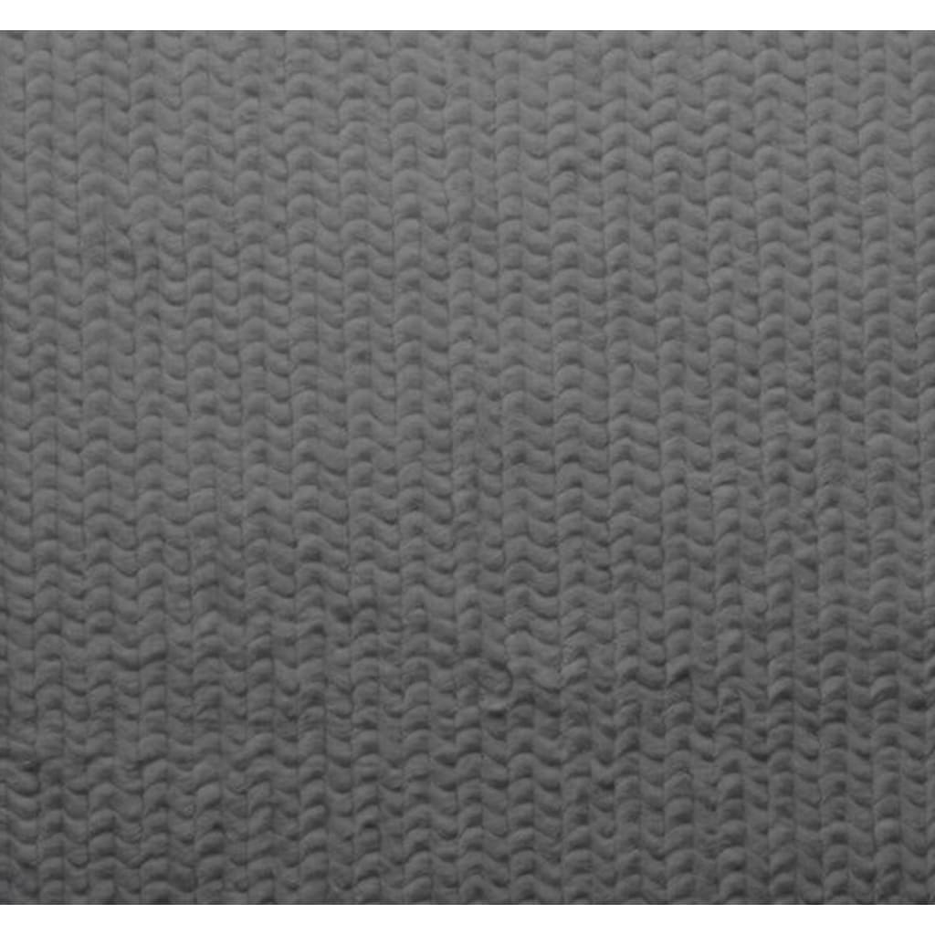 Paris Snuggle by the yard Charcoal Fabric