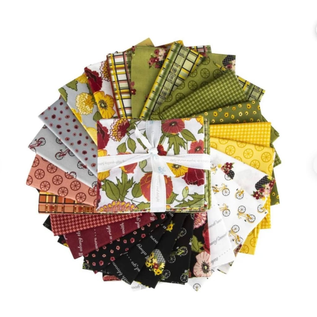 Petals & Pedals Fat Quarter Bundle - Fabric