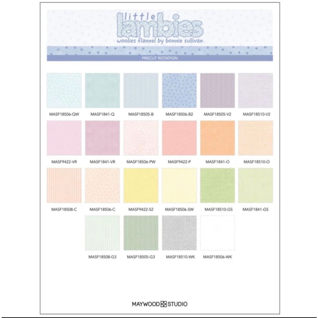 Sweet Lambies Quilt Kit Little Lambies Woolies Flannel Arts