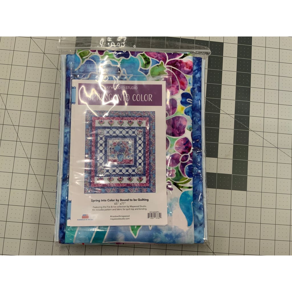 Fire & Ice Spring Into Color Quilt Kit - Fabric