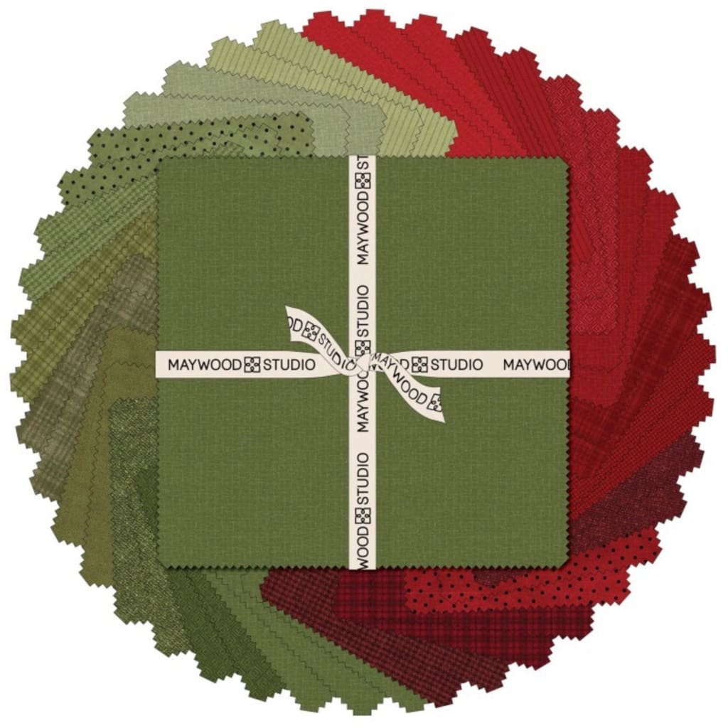 5” Charm Pack Woolies Flannel Holiday Warmth - Fabric