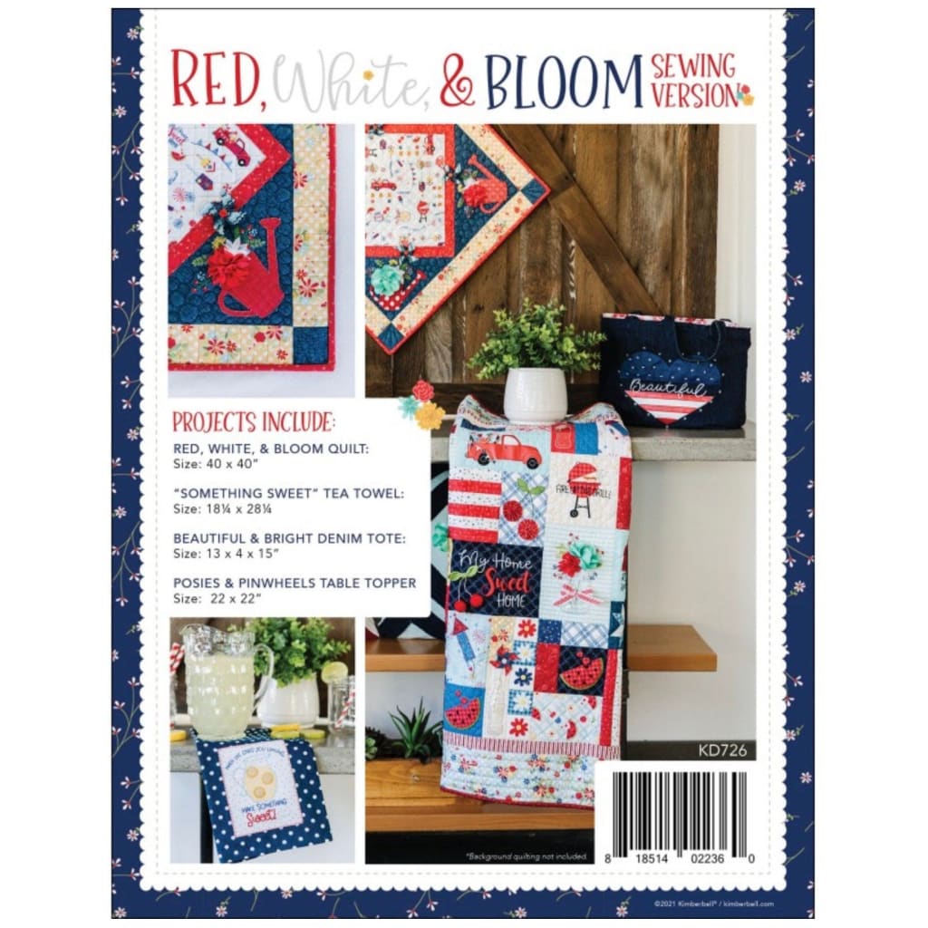 Sewing kit for Red White & Bloom - Notion