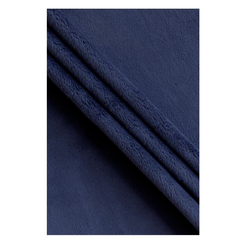 Solid Silky Smooth Minky Fabric - Indigo / 1/4 yd - Art &
