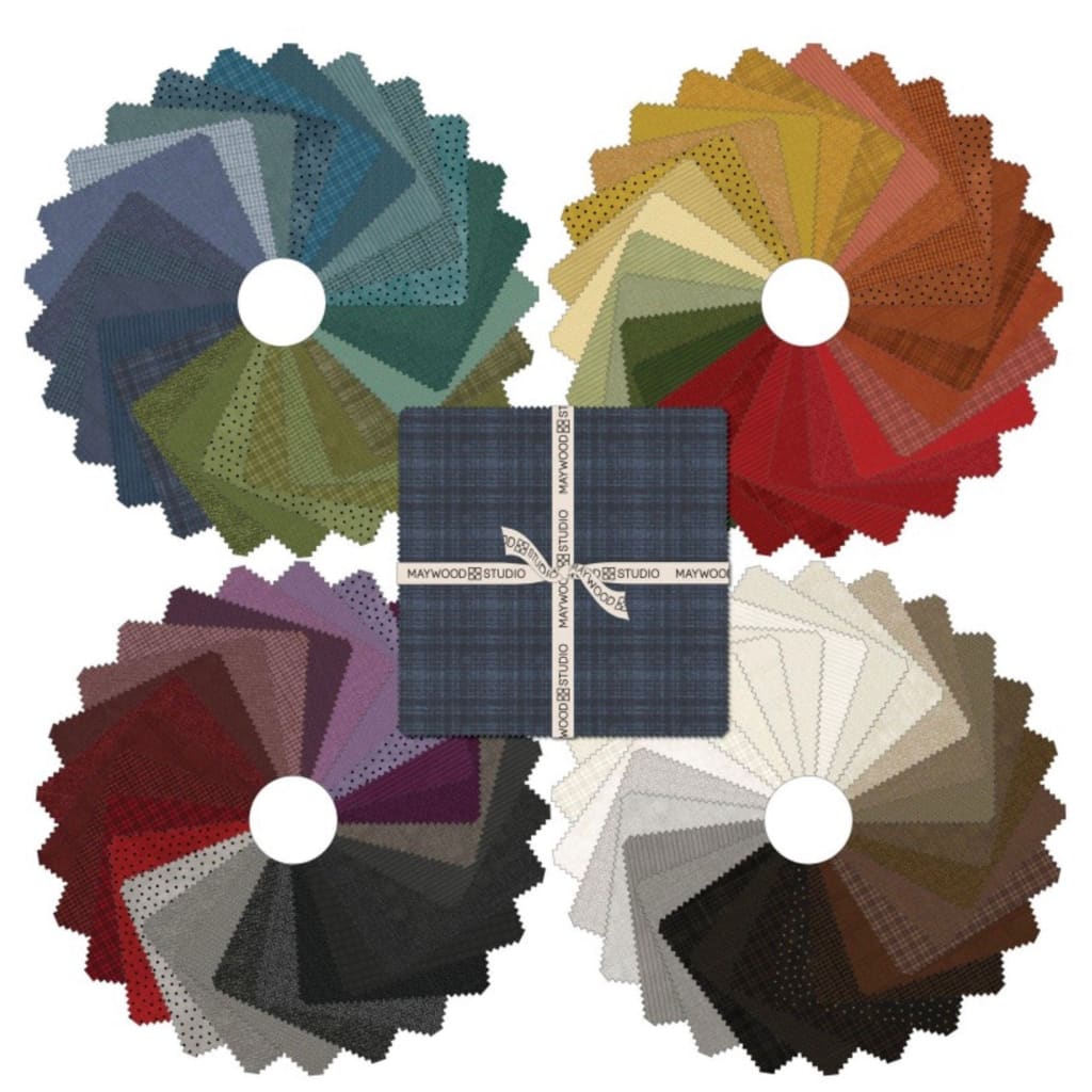 Woolies Flannel Complete Set 10’ Squares (100 pcs) - Fabric